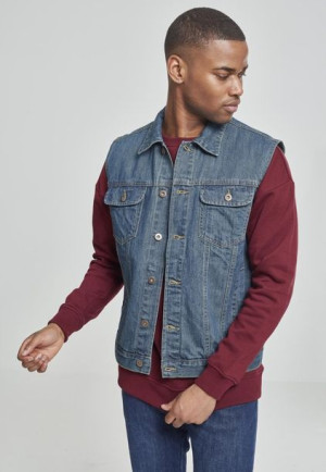 Denim Vest Denimblue