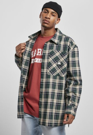 Check Flannel Shirt Green
