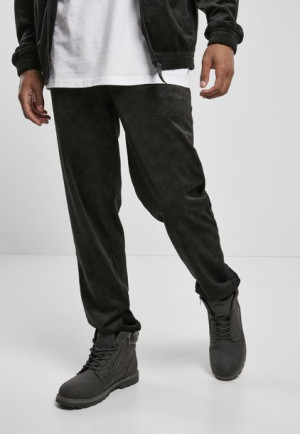 AOP Velour Pants Black