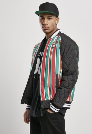 Kurtka Bejsbolówka Stripe College Jacket Multicolor