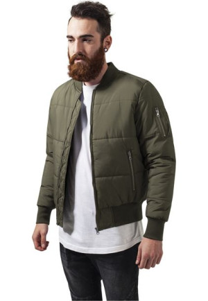 Basic Quilt Bomber Olive