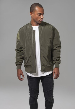 Oversized Bomber Darkolive