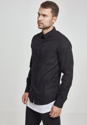 Checked Flanell Black