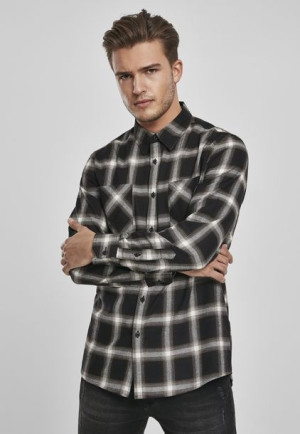 Checked Flanell Black/White