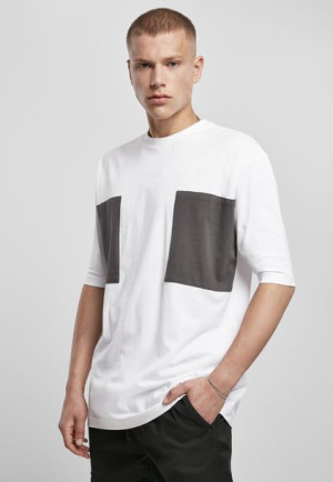Big Double Pocket White/Asphalt