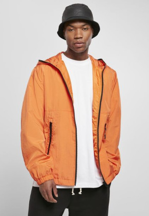 Full Zip Nylon Crepe Mandarin