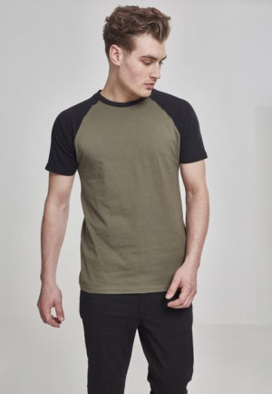 Raglan Contrast Olive/Black