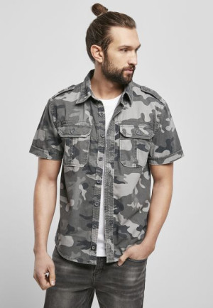 Vintage Shirt Grey Camo