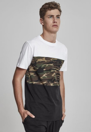 TB2058 Color Block Black/White/Woodcamo