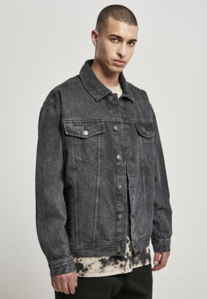 Oversized Denim Black Stone Washed