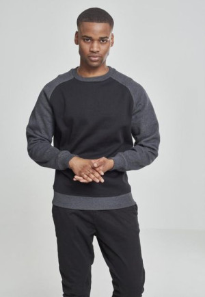 2-tone Raglan Black/Charcoal