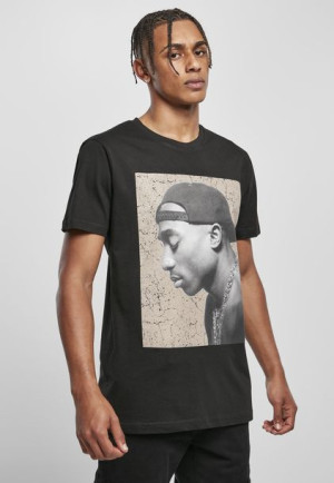 Tupac Cracked Backround Black