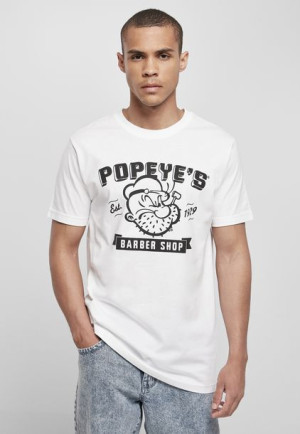 Popeye Barber Shop White