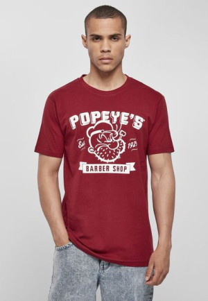 Popeye Barber Shop Burgundy