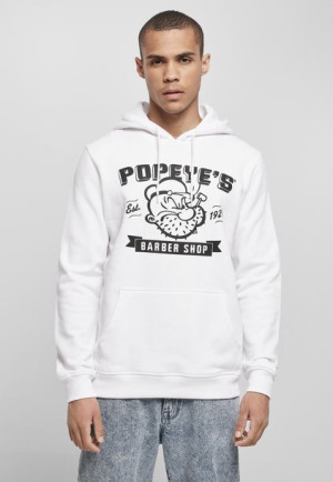 Popeye Barber Shop White