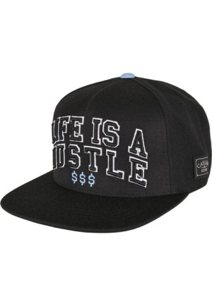 Hustle Life Cap black/mc one size
