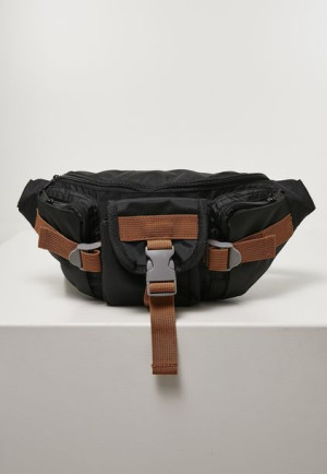 Hiking Recycled Ripstop Shoulder Bag Black