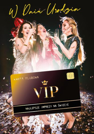 Kartka urodzinowa z kartą kredytową VIP GIFT 137
