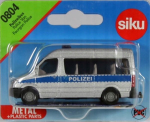 Siku 0804 Policja Metalowy