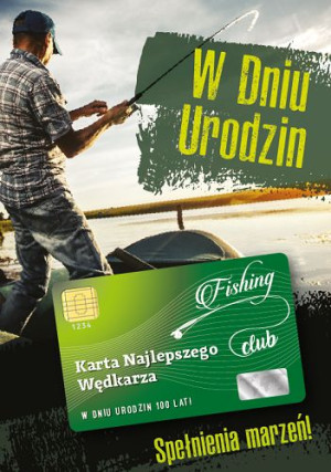 Kartka urodzinowa dla wędkarza GIFT 134