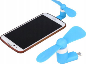 Wiatrak Wiatraczek Wentylator Telefonu Micro Usb