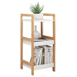 Regał Szafka Półka Bambus Stoliczek Nocny 72cm