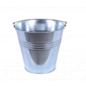 OK wiadro ocynkowane mocne gospodarcze budowlane metalowe 12L