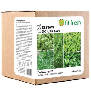 Zestaw do uprawy zioła mieszanka włoska 5 ziół Jiffy