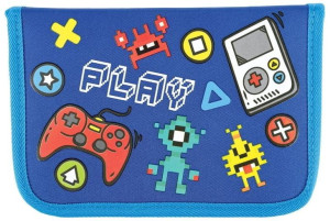 Piórnik Dwuklapkowy Bez Wyposażenia Gamer Bambino