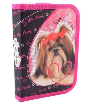 Piórnik Dwuklapkowy Mlf Shih Tzu Piórnik Bez Wyposażenia