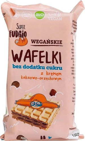 Wafelki Z Kremem Kakaowo - Orzechowym Bez Dodatku Cukrów Bio (4 X 30 G) 120