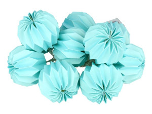 Papierowe Kule Choinkowe Origami 10led