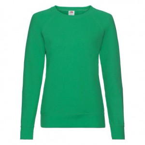 Bluza damska z lekkiego materiału Lightweight Fruit of the Loom Zielony M