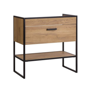 Szafka pod umywalkę 80cm BRUNO Dąb Craft Złoty CMD