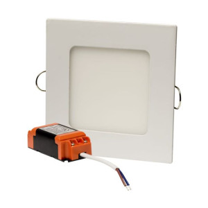 Plafon LED podtynkowy kwadratowy biały 24W