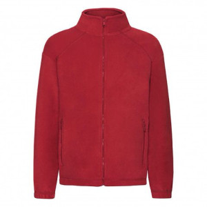 Polar Dziecięcy Full Zip Fleece Kids Fruit of the Loom Czerwony 9-11