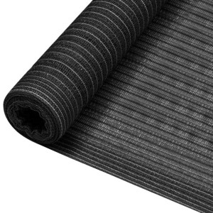 Siatka cieniująca, antracytowa, 1x25 m, HDPE, 75 g/m²
