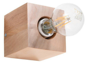 Lampa ścienna ABEL naturalne drewno SL.0676 Sollux
