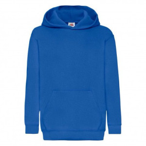 Dziecięca bluza z kapturem Hooded Sweat Fruit of the Loom Niebieski 9-11