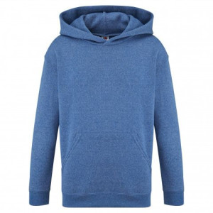 Dziecięca bluza z kapturem Hooded Sweat Fruit of the Loom Retro Heather Roy