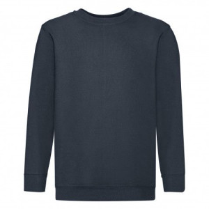 Dziecięca bluza Set-In Sweat Fruit of the Loom Ciemnogranatowy 14-15