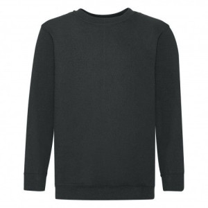 Dziecięca bluza Set-In Sweat Fruit of the Loom Czarny 5-6