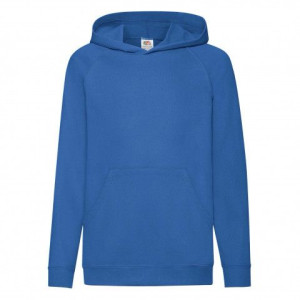Dziecięca bluza Lightweight Hooded Sweat Fruit of the Loom Niebieski 9-11
