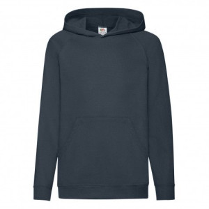Dziecięca bluza Lightweight Hooded Sweat Fruit of the Loom Ciemnogranatowy