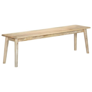 Ławka, 160 cm, lite drewno mango