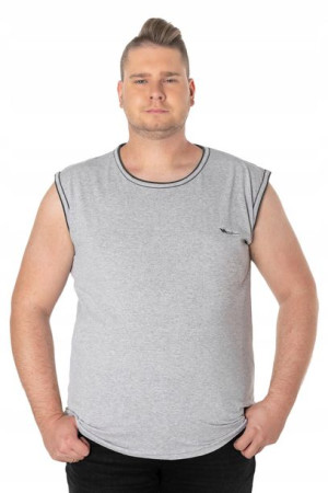 Duża Koszulka Męska Bez Rękawów Top 1825-1 5XL