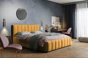 Łóżko Tapicerowane 200 Welur Velvet NELI