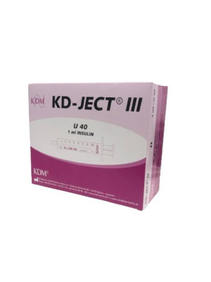 Strzykawki Insulinowe sterylne insulinówki 1 ml. U40