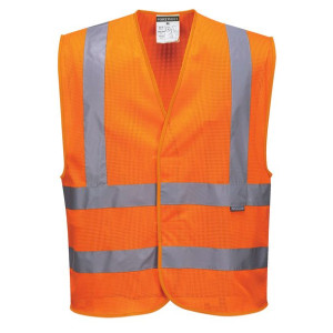 Siatkowa kamizelka ostrzegawcza Pomarańcz 4XL-5XL
