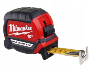 MILWAUKEE Miarka Tasma Premium 10m Magnetyczna